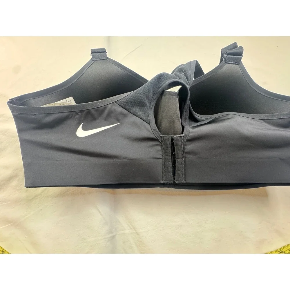 Nike Dri-FIT High Support Sports Bra Black Racerback 42DD AJ0353-010